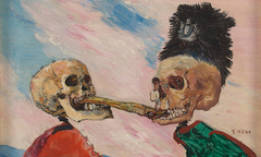 Skeletons Fighting over a Pickled Herring by James Ensor
