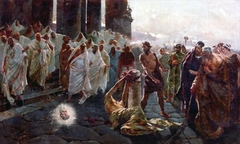 Sketch of The Beheading of Saint Paul