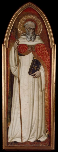 St Benedict (wing of a polyptych) by Spinello Aretino