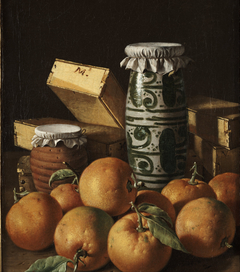 Still Life with Oranges, Jars, and Boxes of Sweets by Luis Egidio Meléndez
