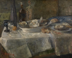 Still Life with Oysters by James Ensor