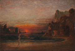 Study for 'Calypso's Grotto' by Francis Danby