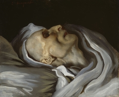 Study of the Head of a Corpse by Charles-Émile-Callande de Champmartin