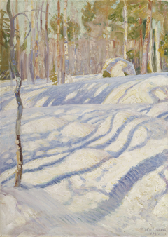Sunlight Winter Lanscape by Pekka Halonen