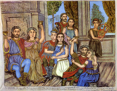 Symposium of Empress Eudoxia - Το Συμπόσιο της Αυτοκράτειρας Ευδοξίας by Theophilos Θεόφιλος