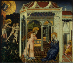 The Annunciation and Expulsion from Paradise by Giovanni di Paolo