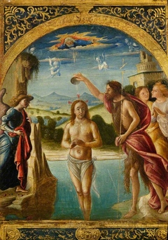 The Baptism of  Christ by Pietro di Francesco degli Orioli