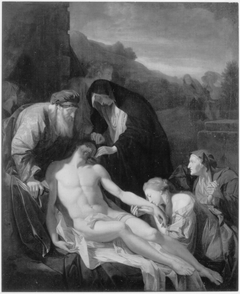 The burial of Christ by Adriaen van der Werff