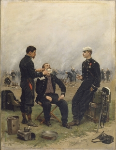 The Camp Barber by Édouard Detaille