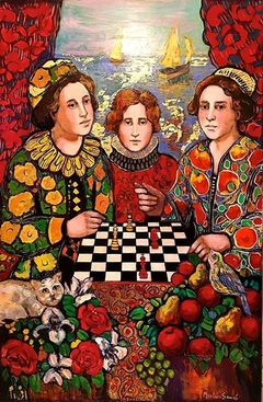 The chess game by Marilene Yoakim Sawaf