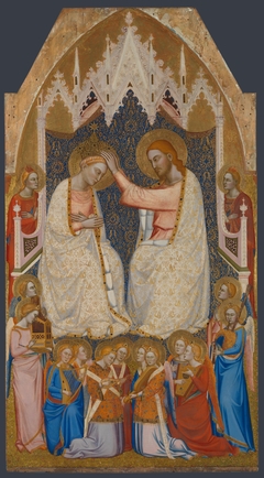 The Coronation of the Virgin: Central Main Tier Panel by Jacopo di Cione