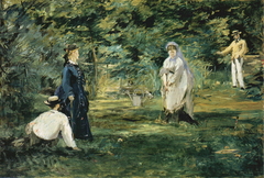 The Croquet Game by Edouard Manet