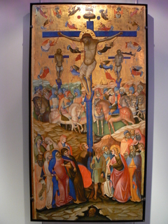 The crucifixion by Master of the Pesaro Crucifix