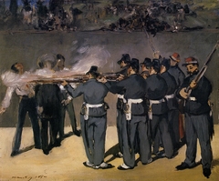 The Execution of Emperor Maximilian by Edouard Manet
