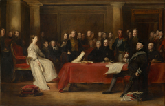The First Council of Queen Victoria by David Wilkie