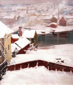 The First Snow by Albert Edelfelt