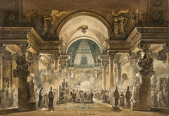 The Funeral Procession of Agamemnon by Louis Jean Desprez