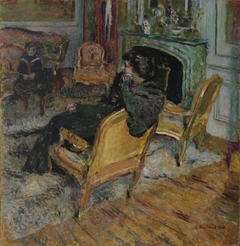 The Gilded Chair, Madame Georges Feydeau and her Son by Édouard Vuillard