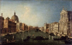 The Grand Canal, Venice, with S. Simeone by Jacopo Marieschi