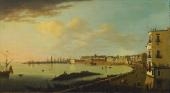 The Harbour, Naples by Thomas Patch by Thomas Patch