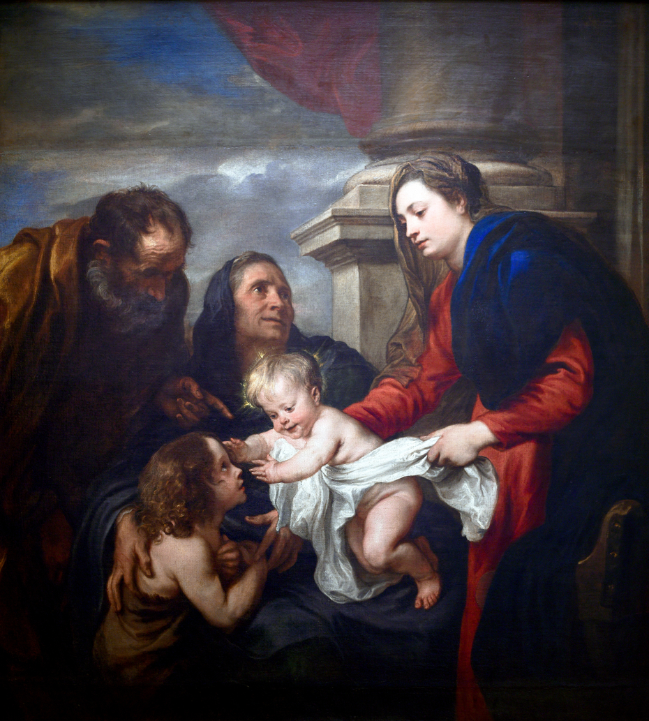 The Holy Family with Saints Elisabeth and John