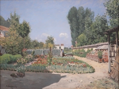 The Kitchen Garden (Le Potager) by Alfred Sisley