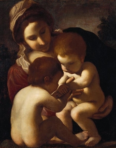 The Madonna and Child with the Infant St John the Baptist by Anonymous