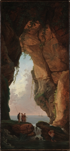 The Mouth of a Cave by Hubert Robert