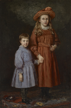 The Pierce Children by T. C. Steele