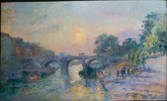 The Pont Marie at Sunset, Paris