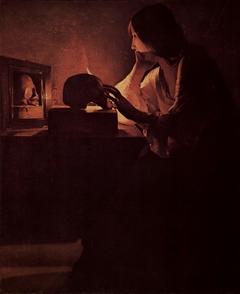 The Repentant Magdalen by Georges de La Tour