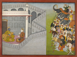 The Siege of Mathura by Jarasandha
