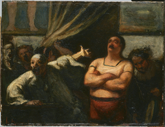 The Strong Man by Honoré Daumier