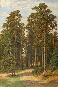 The Sun in the Forest by Ivan Shishkin