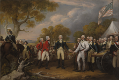 The Surrender of General Burgoyne at Saratoga, October 16, 1777 by John Trumbull