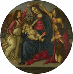 The Virgin and Child with Saint John and Two Angels by Anonymous