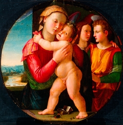 The Virgin and Child with Two Angels by Ridolfo del Ghirlandaio