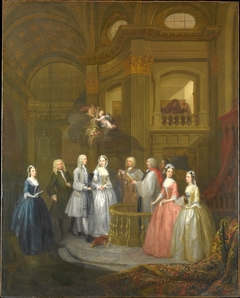 The Wedding of Stephen Beckingham and Mary Cox by William Hogarth