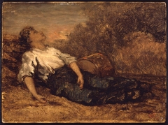 The Wounded Drummer Boy by William Morris Hunt