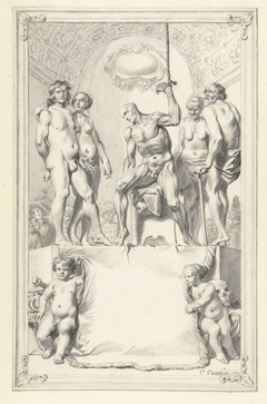 Title Page with Models for Anatomical Drawing Exercises