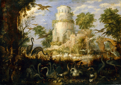 Tower Ruin at a Bird Pond