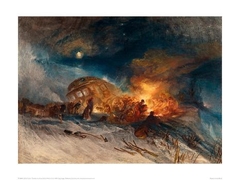 Travellers in a Snow Drift on Mount Tarrar by Joseph Mallord William Turner