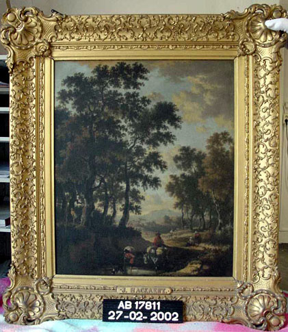 Travellers in a Wooded Landscape