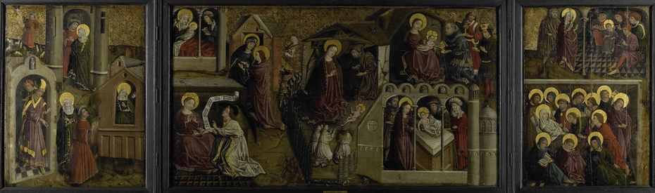 Triptych with Scenes from the Life of the Virgin