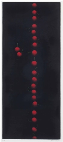 Twenty-Two Cherries (Red) by Yozo Hamaguchi