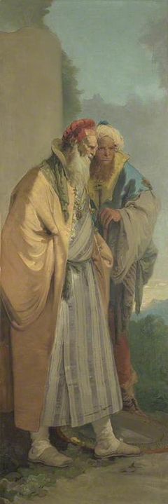 Two Men in Oriental Costume by Giovanni Battista Tiepolo