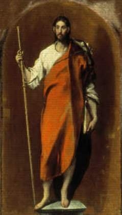 St James as a pilgrim