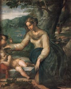 The Holy Family with St. John by Parmigianino