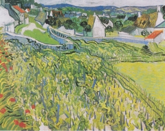 Vineyards overlooking Auvers by Vincent van Gogh