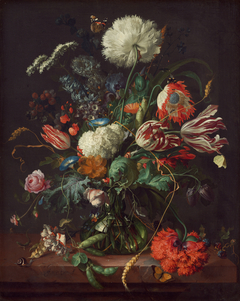 Vase of Flowers by Jan Davidsz. de Heem